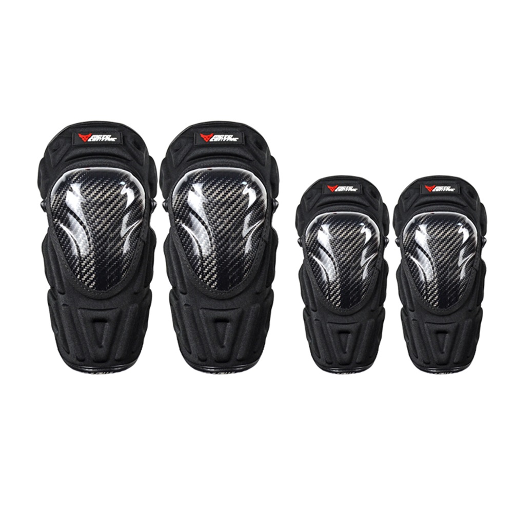 MOTOCENTRIC-4PCS-Motorcycle-Elbow-Pads-Carbon-Fiber-Hard-Shell-Motocross--Racing-Elbow-and-Knee-Pads-1815115