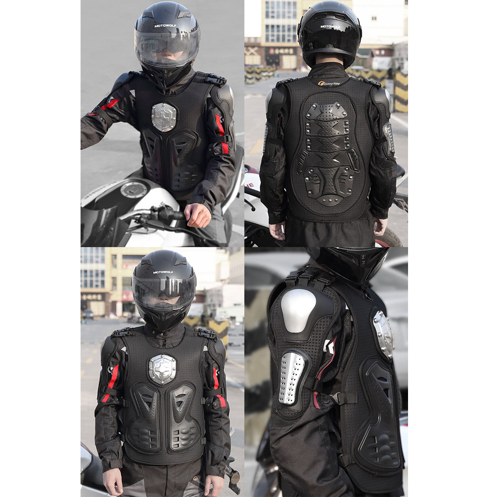 Motocross-Racing-Motorcycle-Body-Protective-Armor-Chest-Protector-Back-Armor-Metal-Gear-1297853