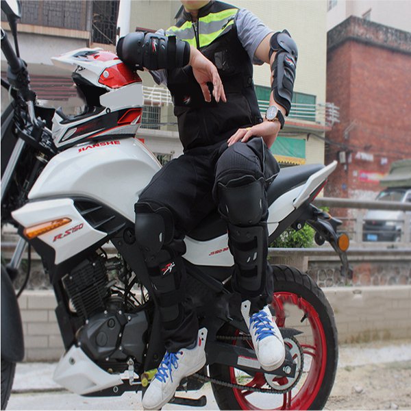 Motorcycle-Sports-Racing-Protective-Knee-Elbow-Pads-Kits-For-Pro-Biker-991009