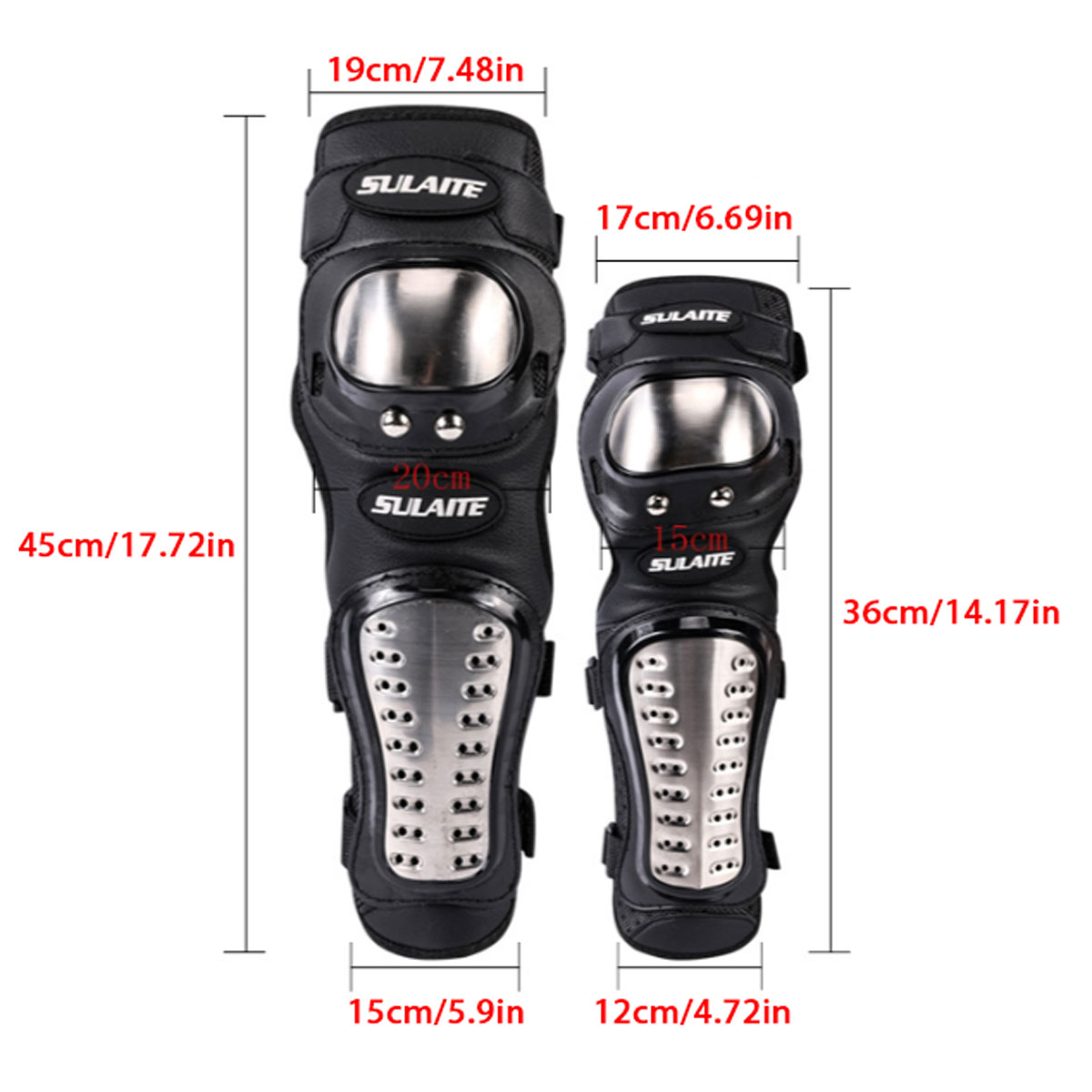 SULAITE-4Pcs-Sets-Motorcycle-Elbow-Knee-Pad-Protective-Safety-Gear-Protector-Guards-Kit-1632684