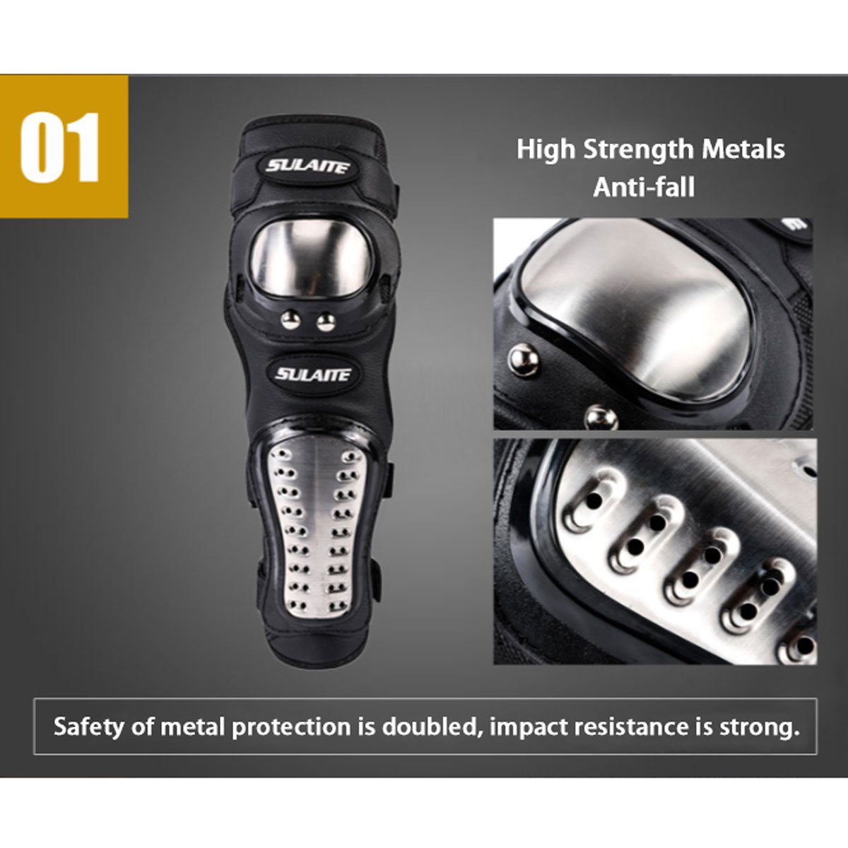 SULAITE-4Pcs-Sets-Motorcycle-Elbow-Knee-Pad-Protective-Safety-Gear-Protector-Guards-Kit-1632684