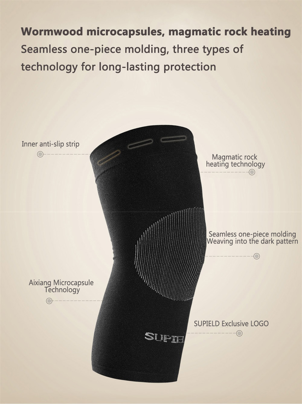 SUPIELD-Wormwood-Magmatic-Rock-Self-heating-Knee-Pads-Ultra-thin-Elasticity-Anti-skid-Soft-Wearable--1794023