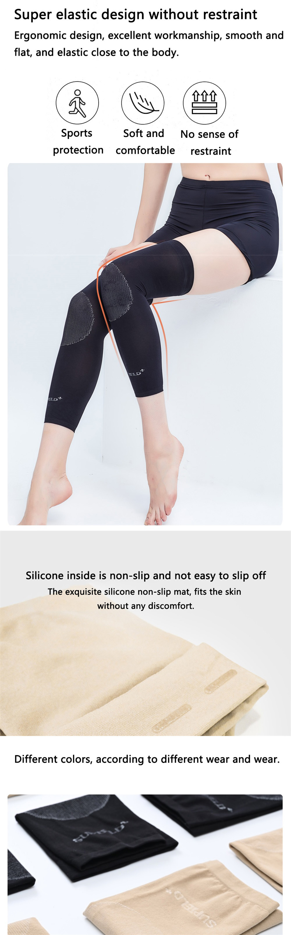 SUPIELD-Wormwood-Magmatic-Rock-Self-heating-Knee-Pads-Ultra-thin-Elasticity-Anti-skid-Soft-Wearable--1794023