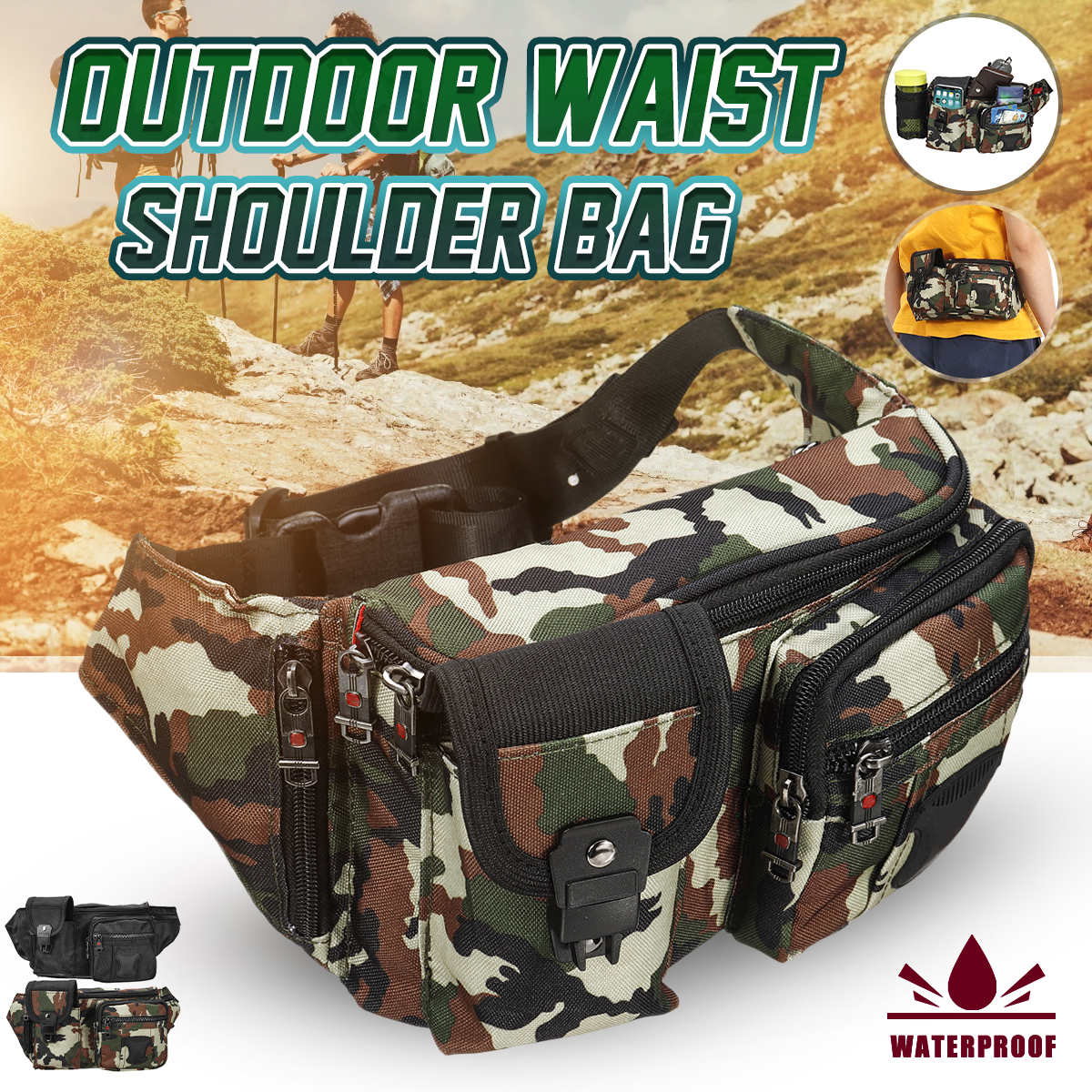 1680D-Waterproof-Men-Women-Outdoor-Waist-Shoulder-Bag-Travel-Pack-Sport-Style-1566614