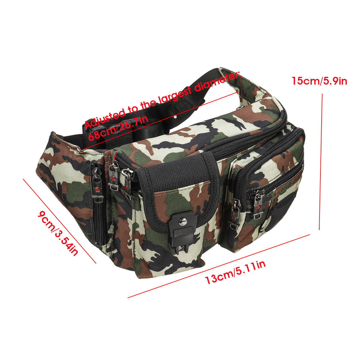 1680D-Waterproof-Men-Women-Outdoor-Waist-Shoulder-Bag-Travel-Pack-Sport-Style-1566614