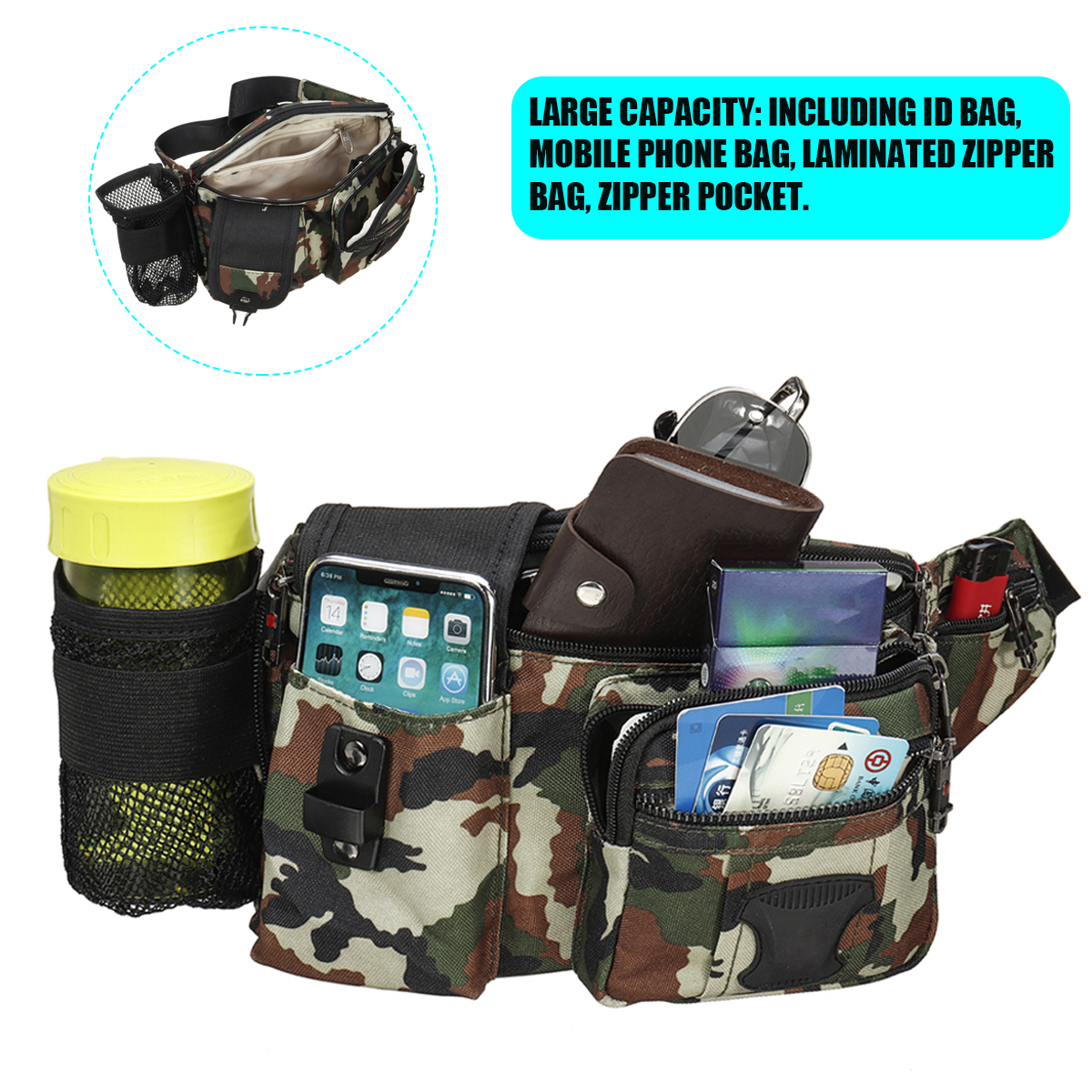 1680D-Waterproof-Men-Women-Outdoor-Waist-Shoulder-Bag-Travel-Pack-Sport-Style-1566614