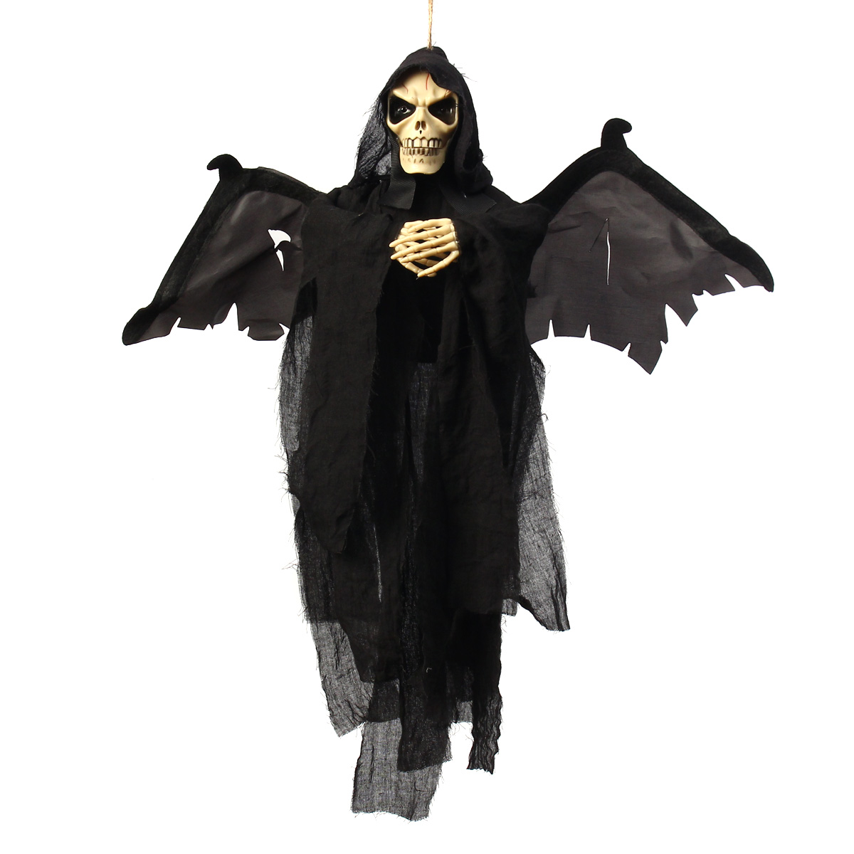 Halloween-Prop-Hanging-Skull-Skeleton-Ghost-Haunted-Battery-Flash-Eye-Party-Decorations-Voice-Contro-1196462