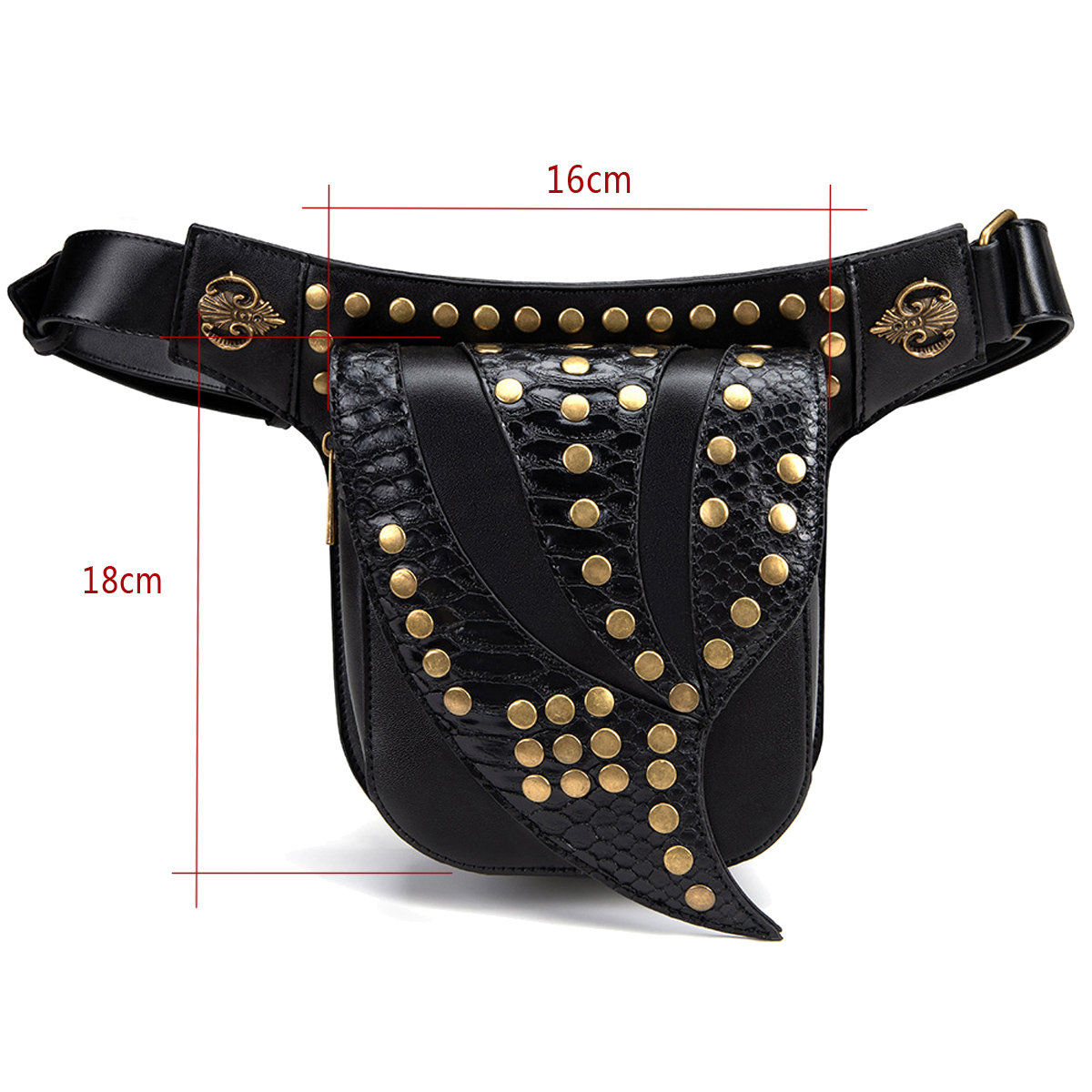 Motorcycle-Steampunk-PU-Leather-Waist-Leg-Bag-Shoulder-Gothic-Retro-Victorian-Style-1637248