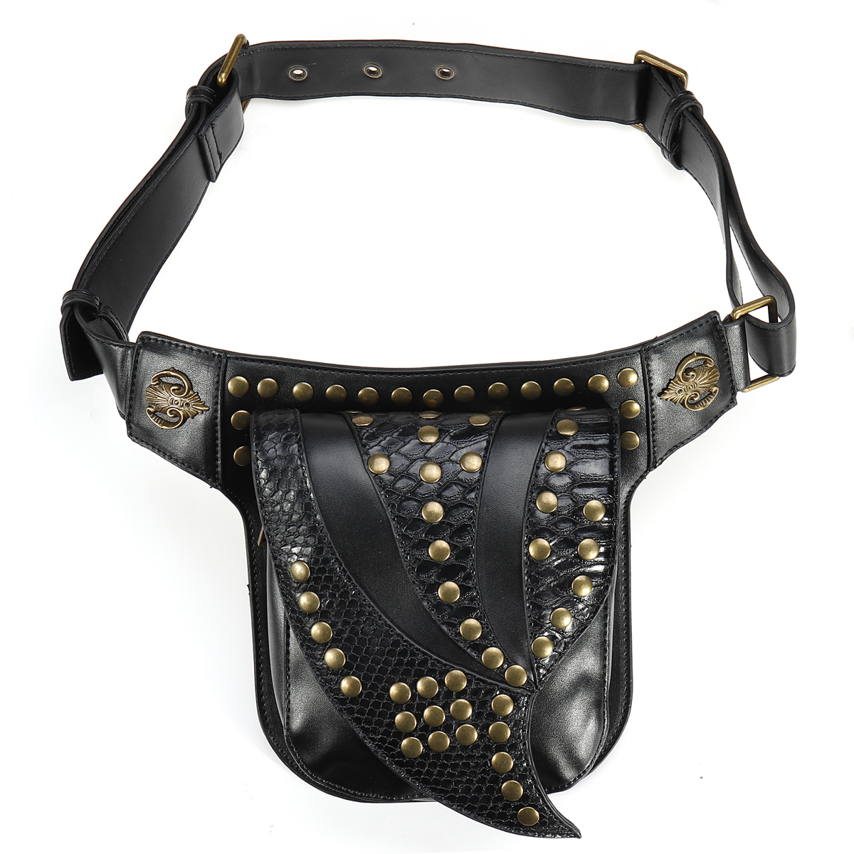 Motorcycle-Steampunk-PU-Leather-Waist-Leg-Bag-Shoulder-Gothic-Retro-Victorian-Style-1637248