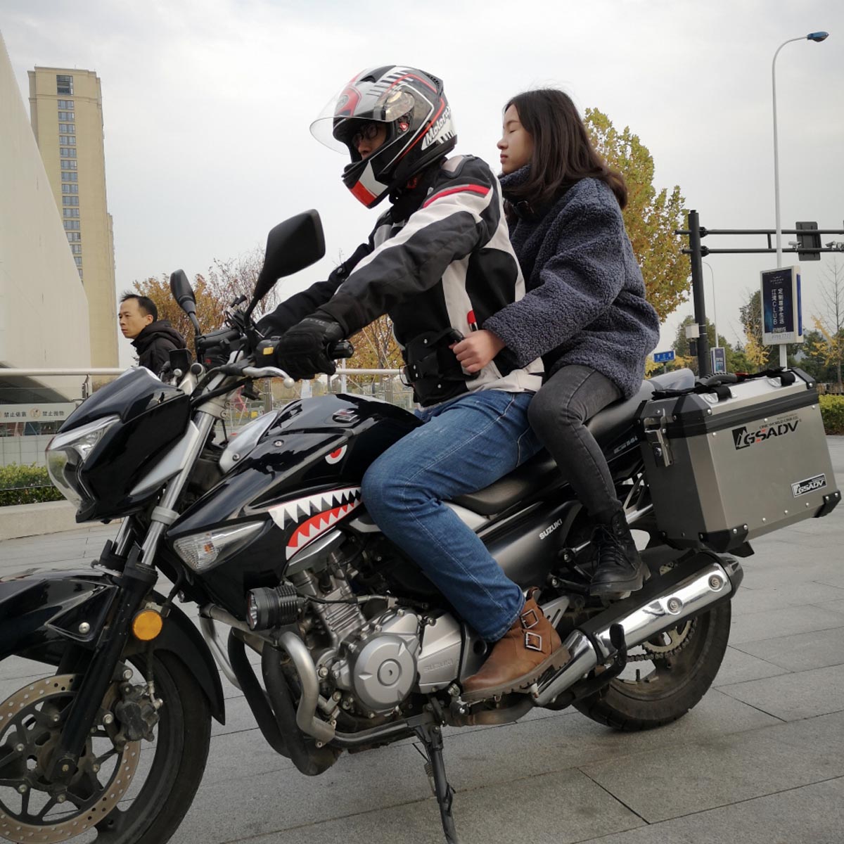 Passenger-Handles-Grip-Safety-Grip-Waist-Belt-Universal-For-Motorcycle-ATV-UTV-Motorboat-Snowmobile--1726343