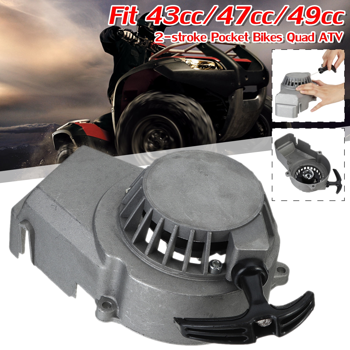 43cc-47cc-49cc-2-stroke-Recoil-Pull-Starter-For-Pocket-Pit-Dirt-Bikes-ATV-Quad-Scooter-1767535