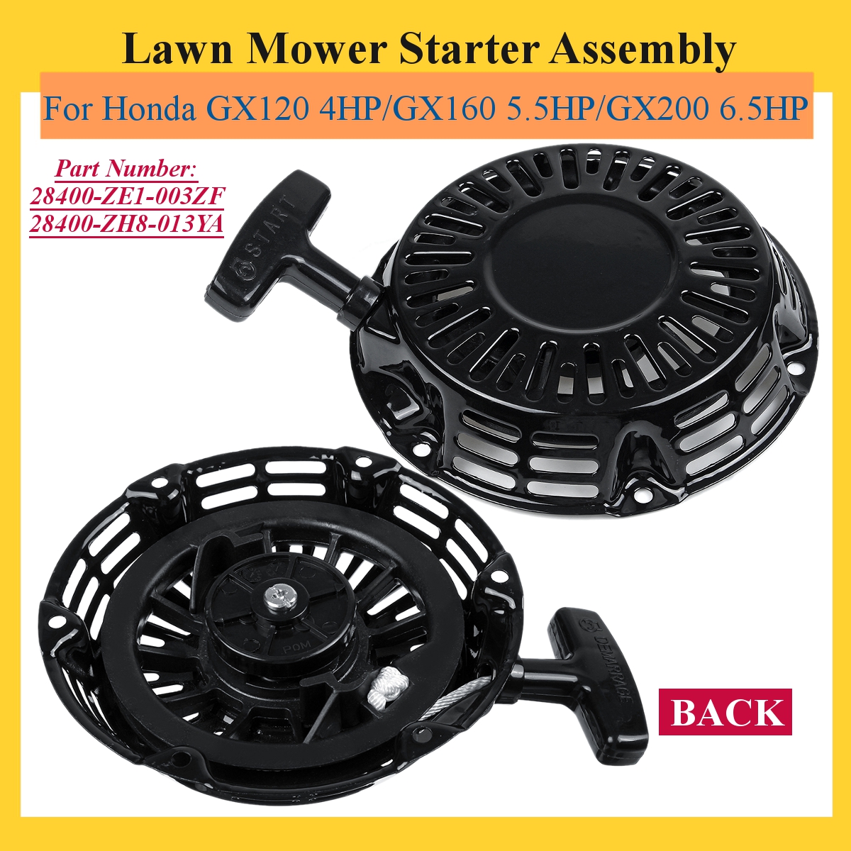 Black-Pull-Starter-Recoil-Lawn-Mower-For-Honda-GX120-4HP-GX160-55HP-GX200-65HP-1561528