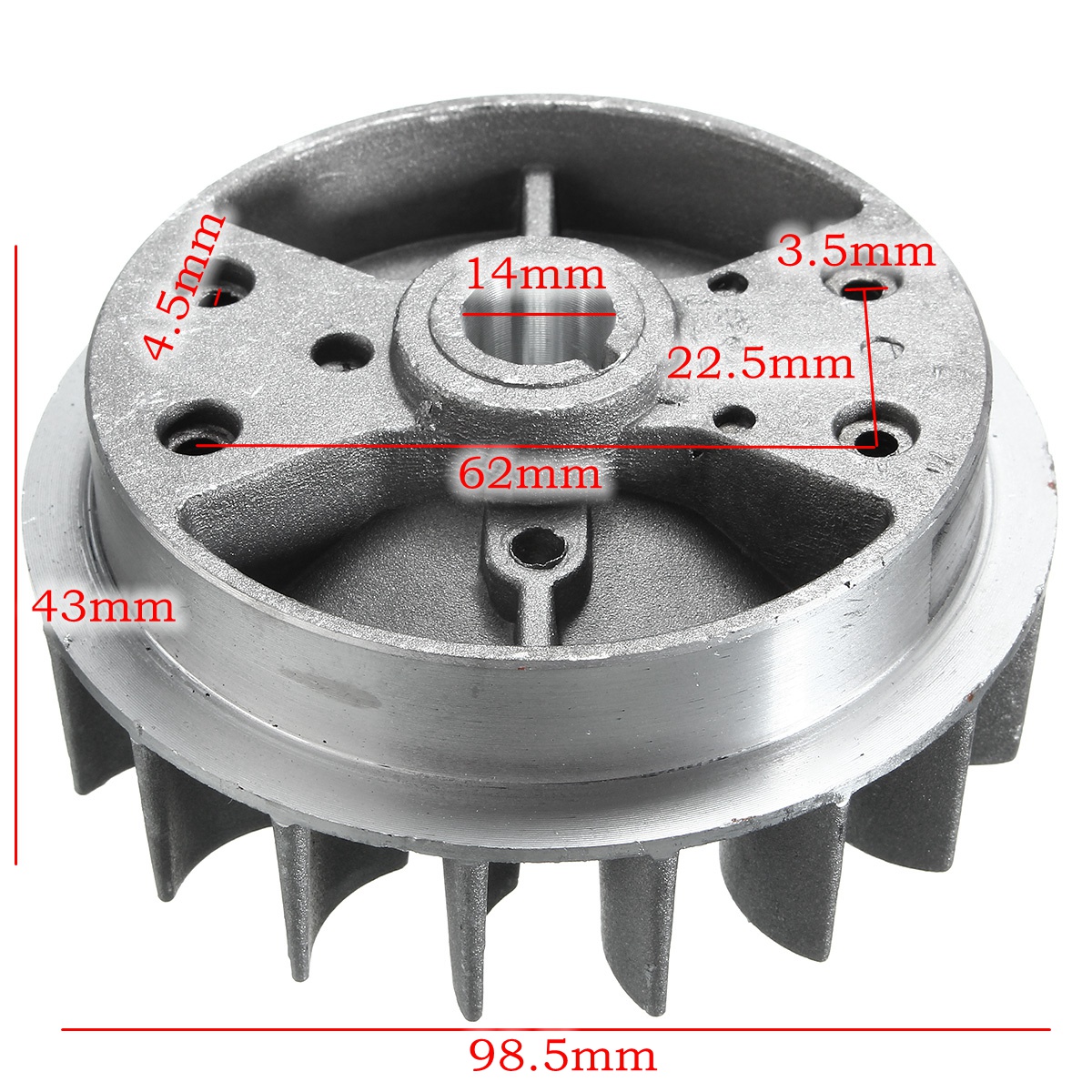 Pull-Start-Pull-Starter-Flywheel-Alloy-For-47cc-49cc-Mini-Scooter-Dirt-ATV-Quad-1126893