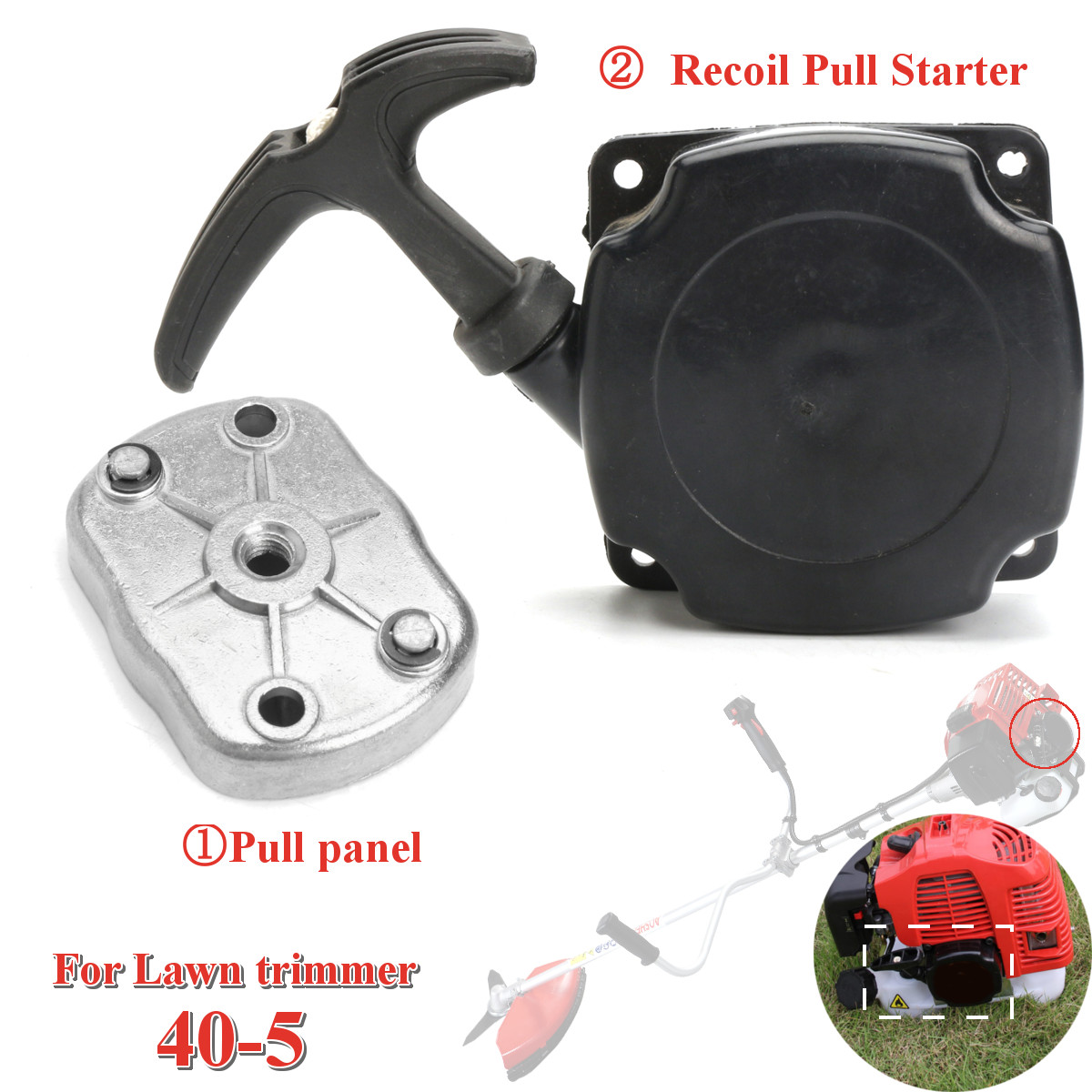 Recoil-Pull-Starter-Start--Pull-Panel-For-Brushcutter-Whipper-Snipper-Strimmer-1426191