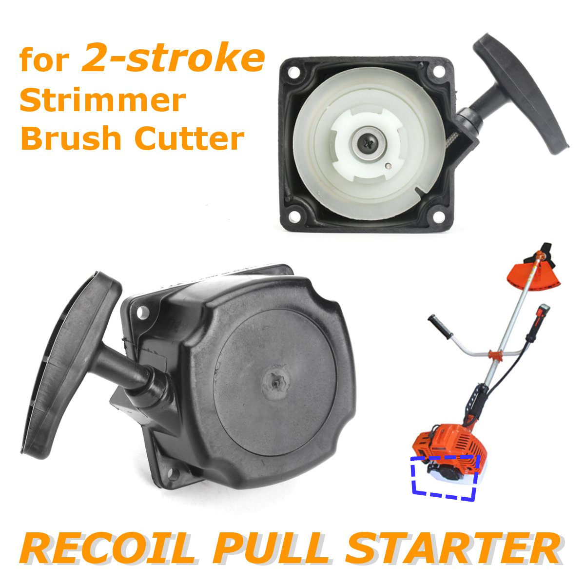 Recoil-Pull-Starter-Start-For-2-Stroke-Brushcutter-Whipper-Snipper-Trimmer-1431095