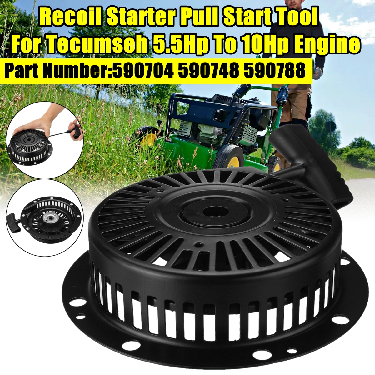 Recoil-Starter-Pull-Start-Tool-For-Tecumseh-55Hp-To-10Hp-Engine-590746-590748-590788-590736-1764491