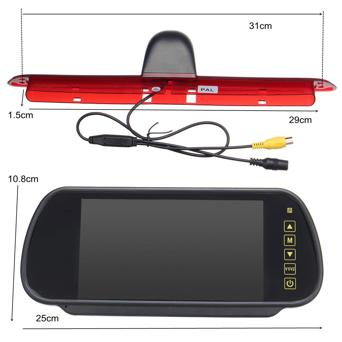 7-Inch-Car-Rear-View-Camera-Monitor-wBrake-Light-Reversing-Camera-Kit-Fit-Mercedes-Sprinter-1278607
