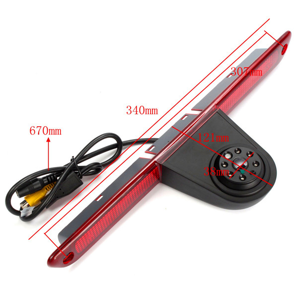 CCD-Reversing-Car-Rear-Camera-LED-Brake-Light-for-Mercedes-SprinterVW-Crafter-1066941