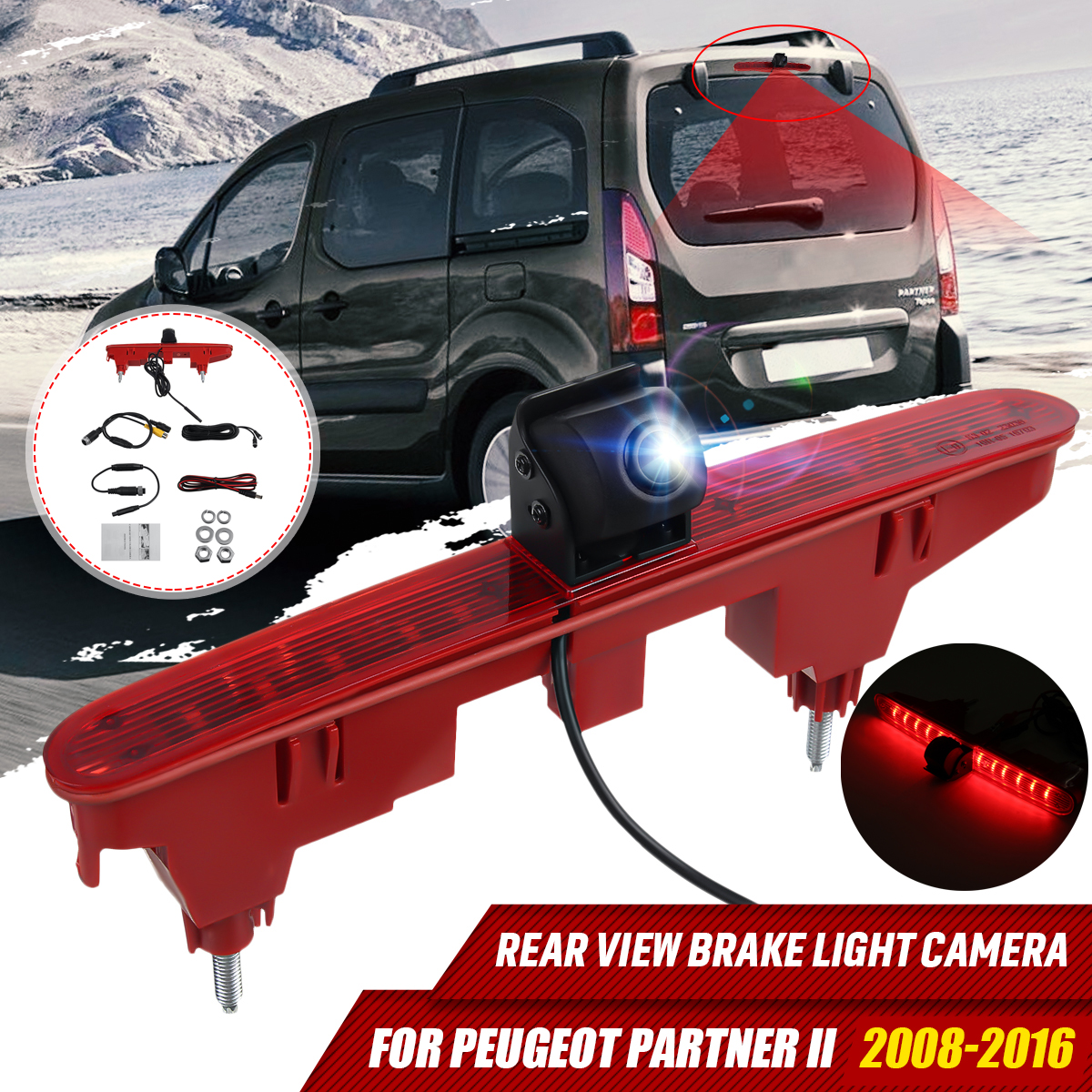 Car-Rear-View-Camera-Brake-Light-IR-For-Citroen-Berlingo-Peugeot-Partner-2008-2016-1805557