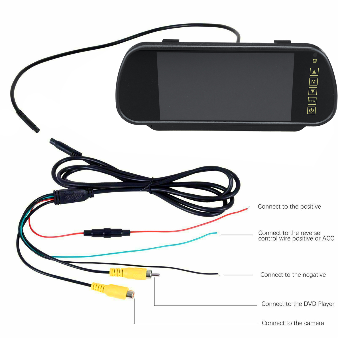 Wireless-7Inch-LCD-Mirror-Monitor-Car-Rear-View-IR-Reversing-Camera-Night-Vision-1769661