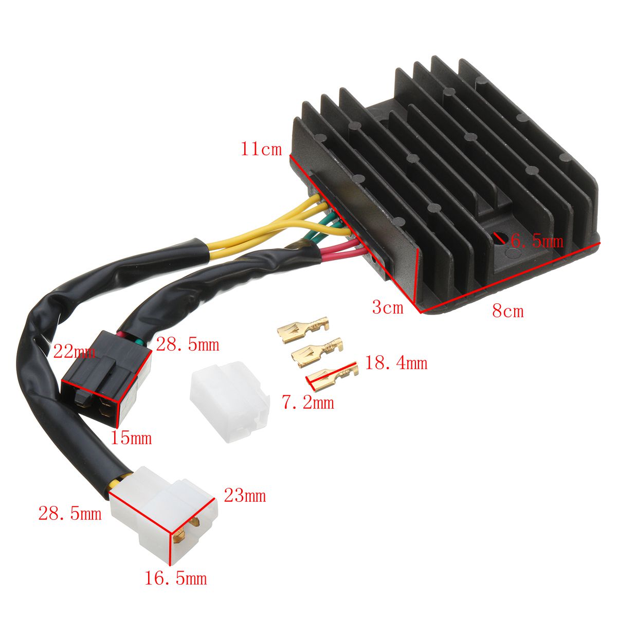 12V-Regulator-Rectifier-Voltage-Motorcycle-Aluminum-Fit-For-Ducati-1098-848-1198-1173436