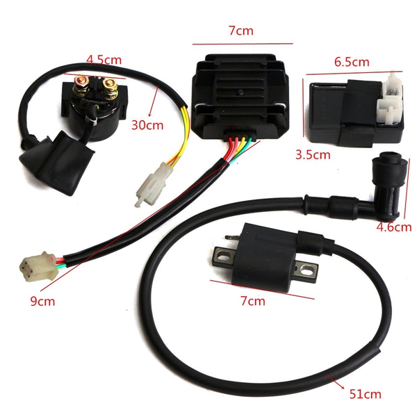 Ignition-Coil-CDI-Regulator-Rectifier-Relay-Kit-for-150cc-200cc-250-Chinese-ATV-1058912