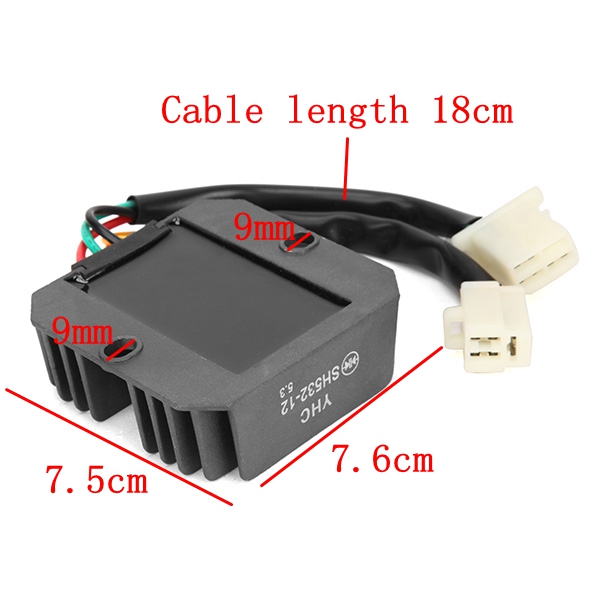 Motorcycle-Voltage-Regulator-Rectifier-SH532-12-For-Honda-CN250-CB450N-XBR500S-XBR500PC15-1005847