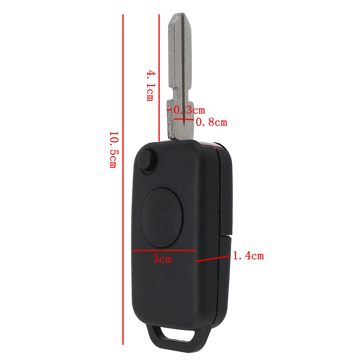 1-Button-Flip-Remote-Key-Fob-Case-Shell-Uncut-Blade-For-Mercedes-Benz-1992-2003-1429282