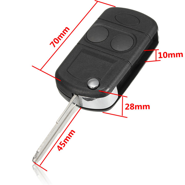 2-BTN-Remote-Fold-Keyless-Fob-Case-Shell--Uncut-Blade-for-Land-Rover-Discovery-1061125