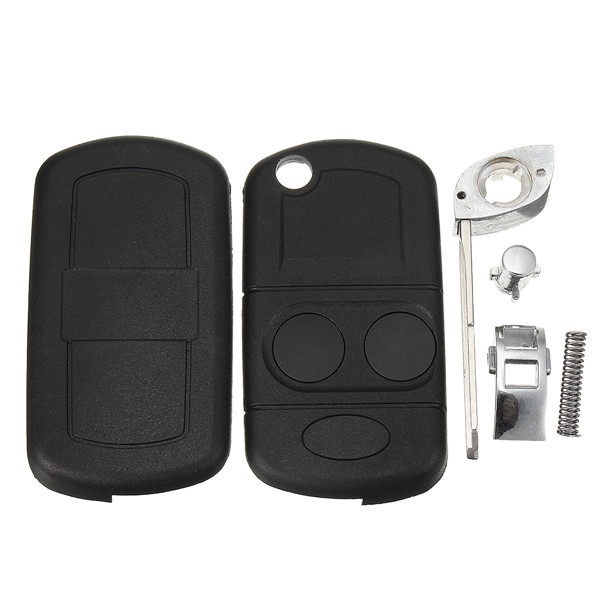 2-BTN-Remote-Fold-Keyless-Fob-Case-Shell--Uncut-Blade-for-Land-Rover-Discovery-1061125