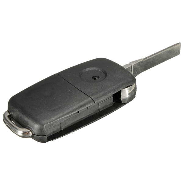 2-Button-Remote-Key-FOB-Shell-Case--Uncut-Blade-For-VW-T5-Polo-Golf-970615