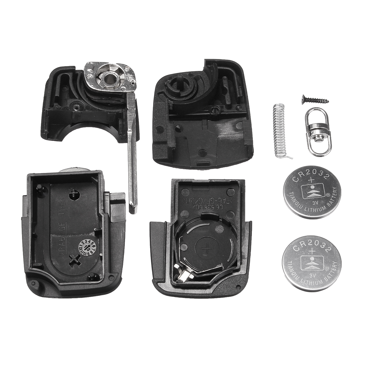 2-Button-Remote-Key-Fob-Case-Shell--Battery-For-Audi-S1-A3-S3-A6-A8-TT-Q3-Q7-RS6-1746136