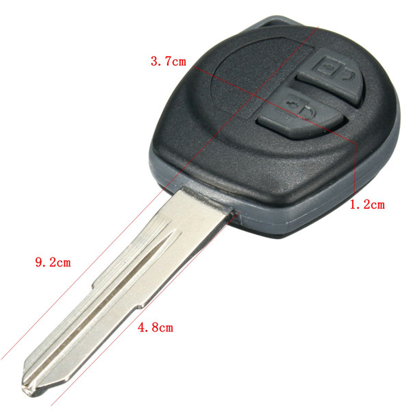 2-Button-Remote-Key-Fob-Case-Shell--Rubber-Pad-for-Suzuki-Swift-Ignis-Alto-SX4-1063850