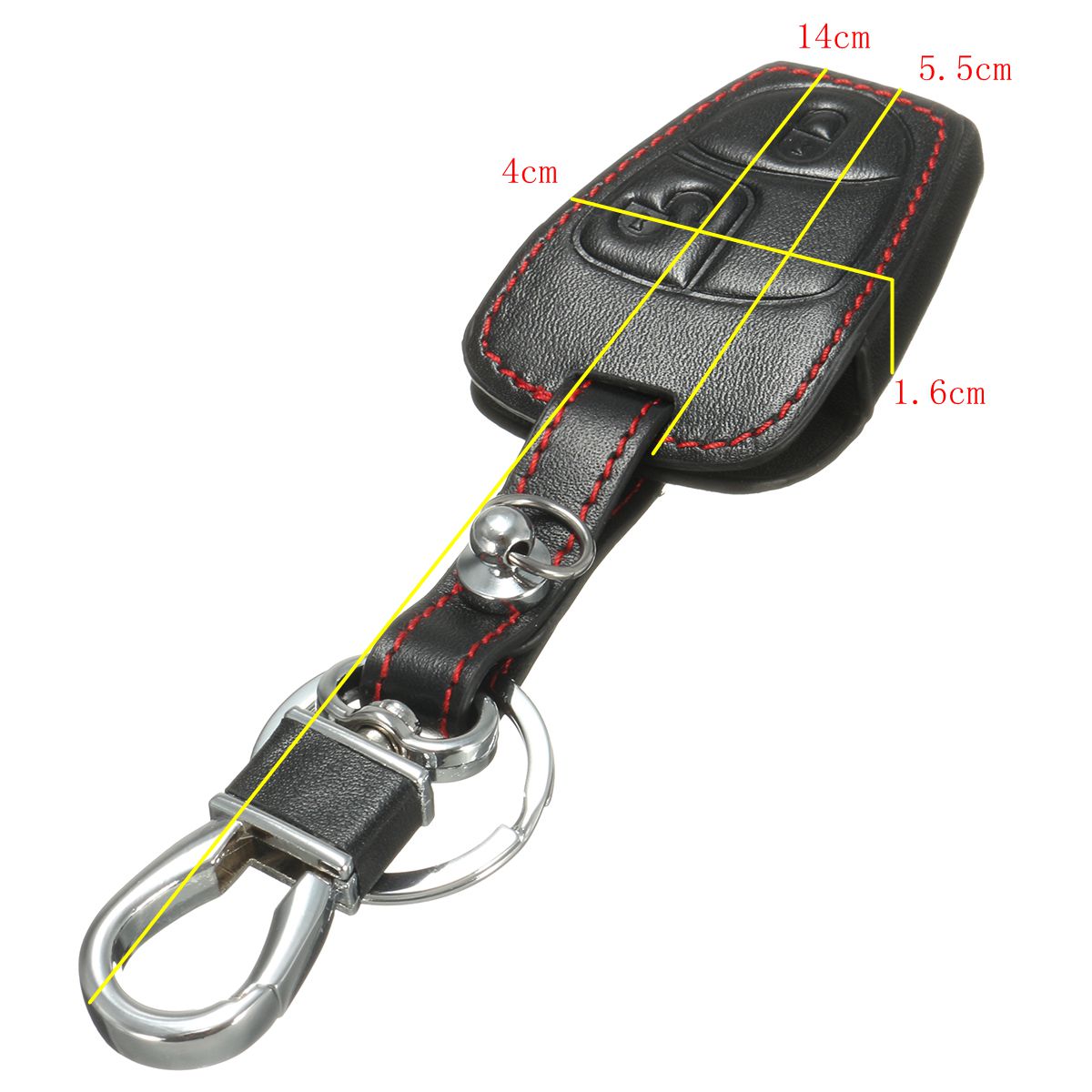2-Button-Remote-Smart-Key-Leather-Case-Cover-Holder-For-Mercedes-C-S-CLK-SLK-1148134