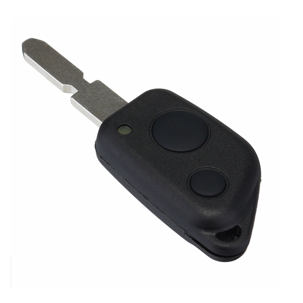 2-Buttons-Black-Uncut-Blade-Remote-Key-Fob-Case-Replacement-For-Peugeot-406-306-1261576