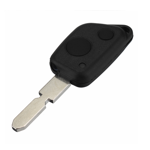 2-Buttons-Black-Uncut-Blade-Remote-Key-Fob-Case-Replacement-For-Peugeot-406-306-1261576