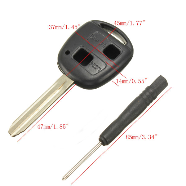 2-Buttons-Key-Case-Shell-For-Toyota-Rav4-Avalon-Camry-Echo-Matrix-973192