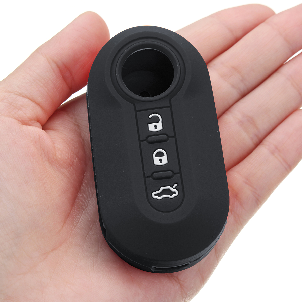 3-Button-Silicone-Flip-Car-Remote-Key-Cover-Case-Shell-For-Fiat-500-Grande-Punto-1251618