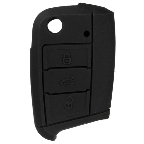 3-Button-Silicone-Remote-Key-Cover-Protective-Case-Fob-For-VW-MK7-963073