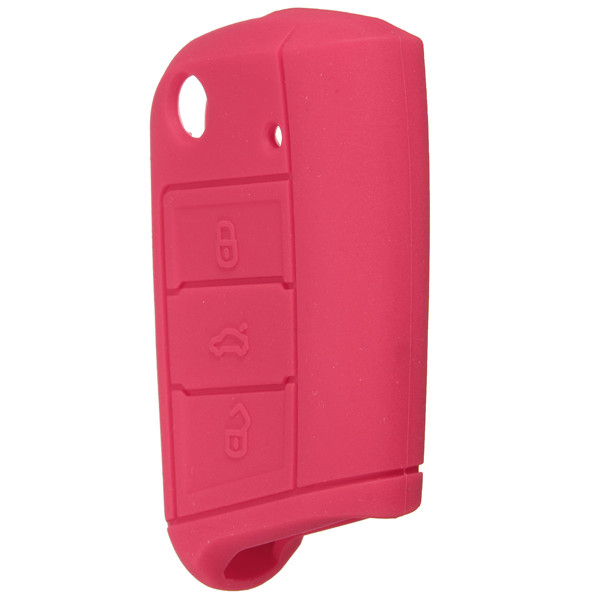3-Button-Silicone-Remote-Key-Cover-Protective-Case-Fob-For-VW-MK7-963073