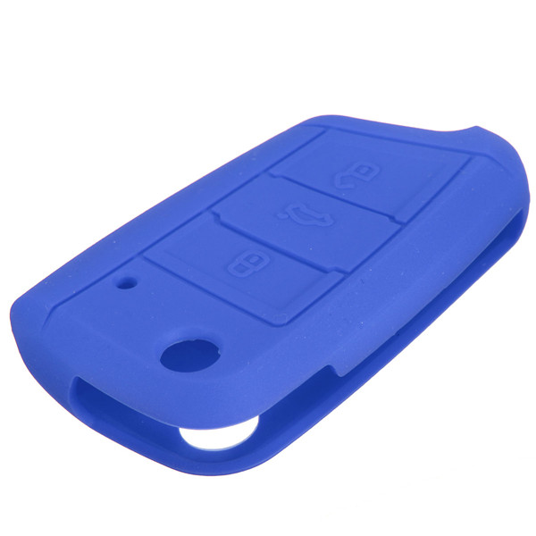 3-Button-Silicone-Remote-Key-Cover-Protective-Case-Fob-For-VW-MK7-963073