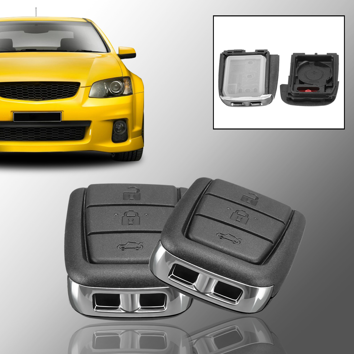 3-Buttons-Car-Remote-Key-Fob-Case-Shell-For-Genuine-GM-Holden-HSV-VE-Commodore-1638582