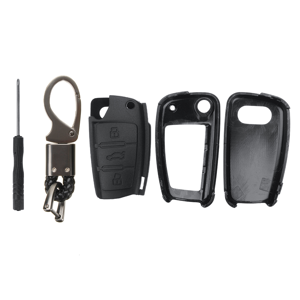 3-Buttons-Carbon-Fiber-Color-Remote-Key-Case-Fob-For-Audi-A3-A4-A5-TT-1424097