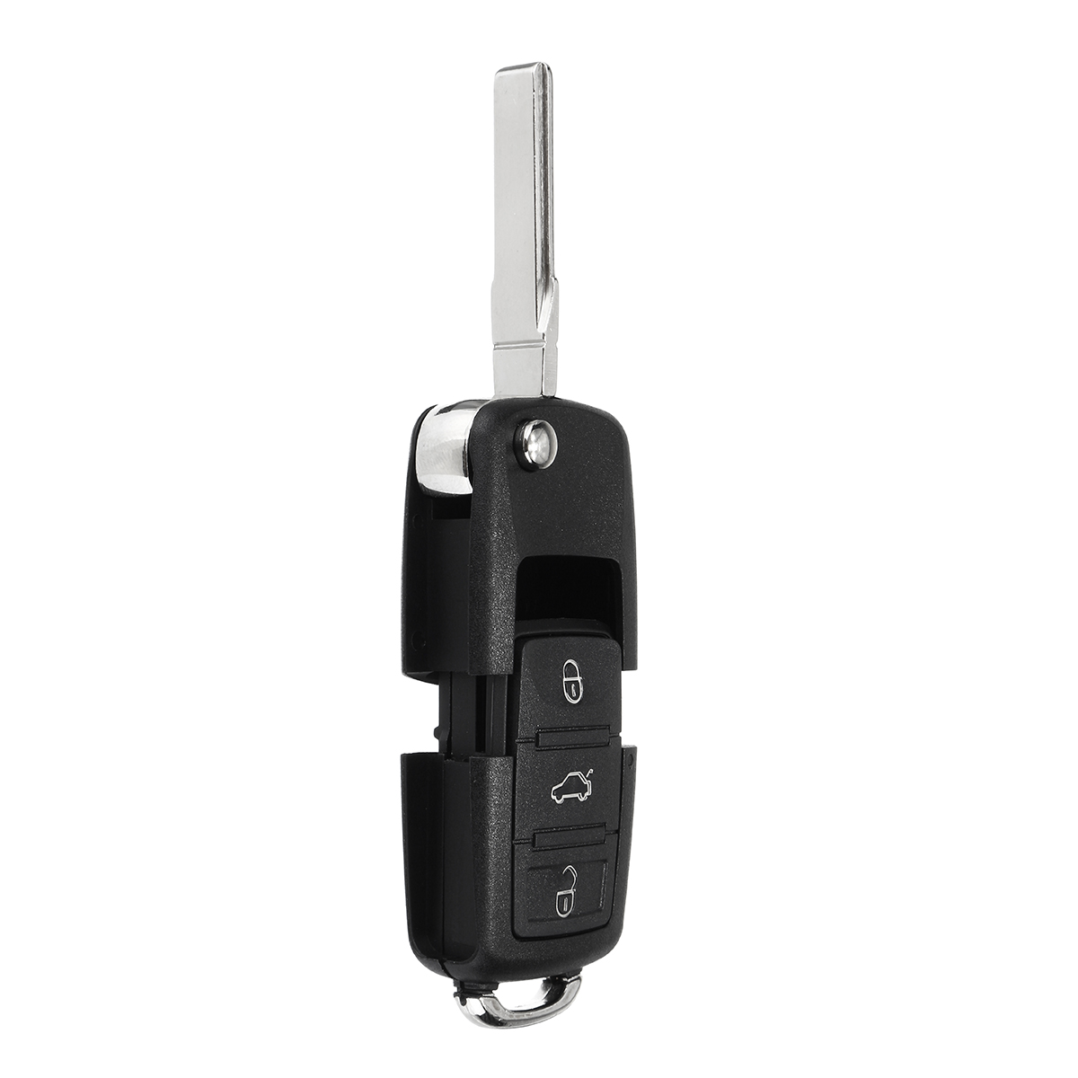3-Buttons-FOB-Remote-Key-Case-Shell-w-Battery-CR2032-For-VW-1227085