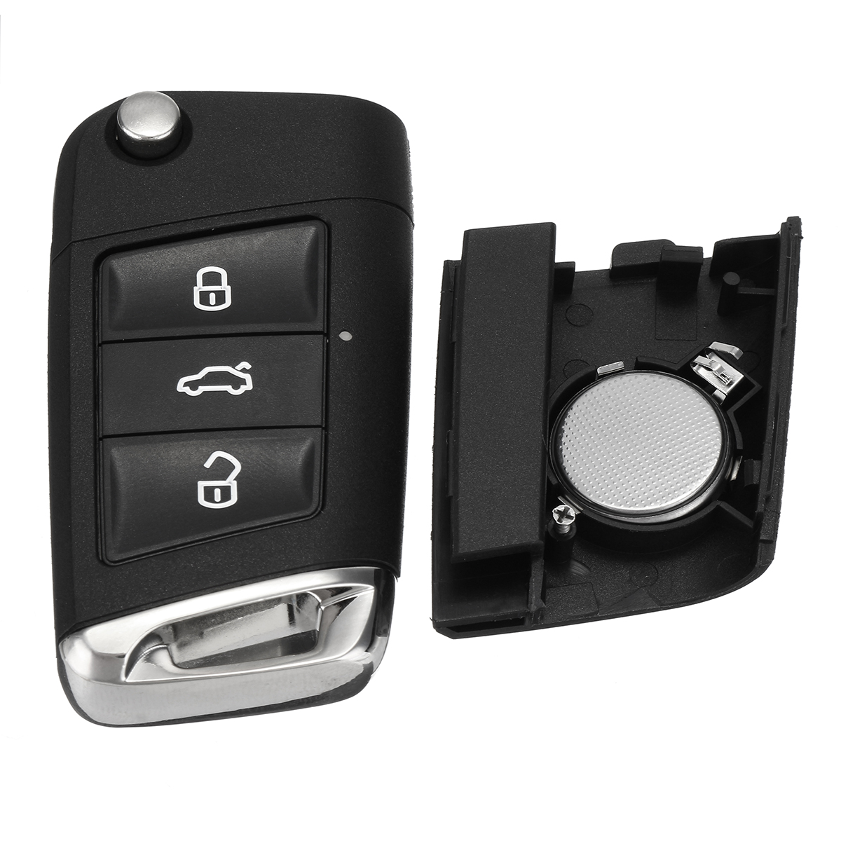 3-Buttons-Flip-Remote-Key-Fob-Case-Shell-Battery-For-VW-Golf-MK7-2002-2006-1334764
