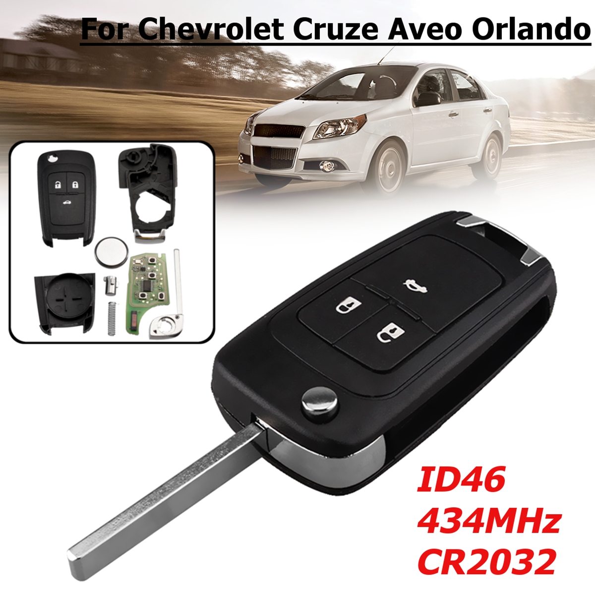 3-Buttons-Remote-Key-Fob-with-ID46-Chip-434MHz-For-Chevrolet-Cruze-Aveo-Orlando-1354131