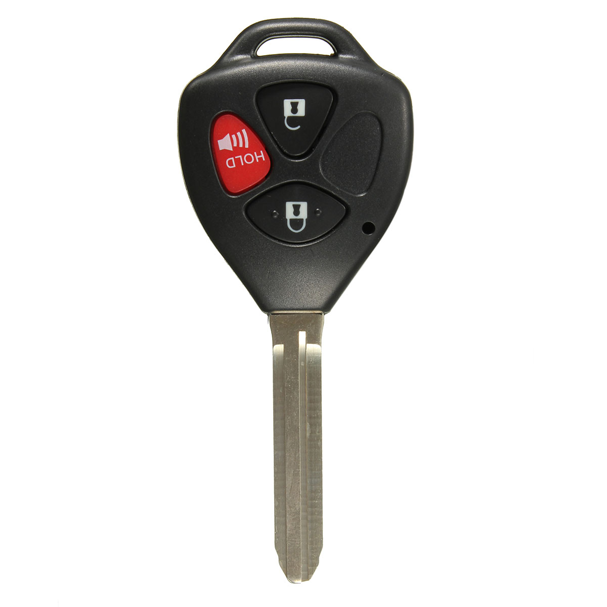 3-Buttons-Remote-Uncut-Black-Flip-Key-Shell-Without-Battery-For-Toyota-Scion-998778