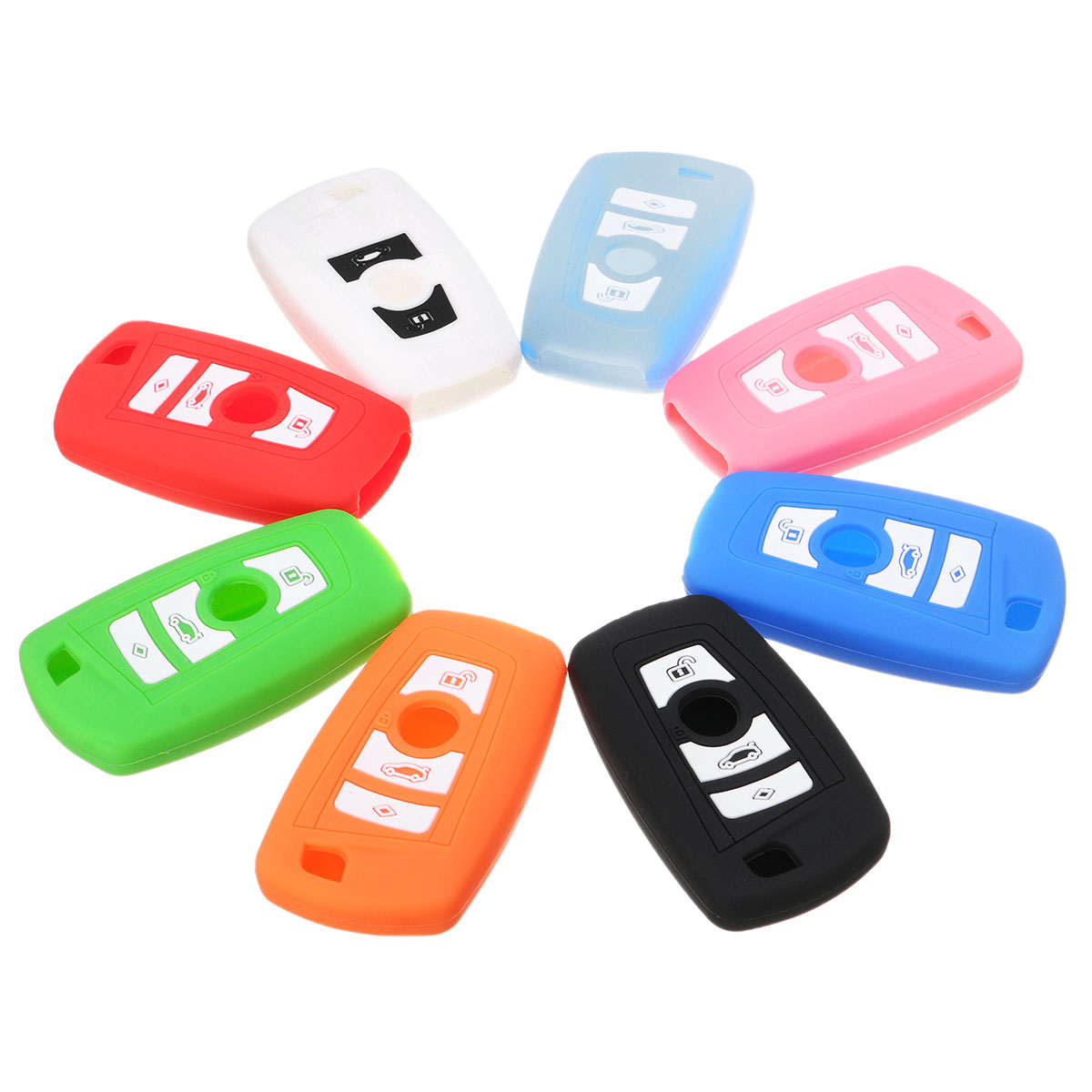 3-Buttons-Silicone-Cover-Car-Keyfobs-Shell-8-Colors-For-BMW-1-2-3-5-7-Series-F10-F20-F30-1335287