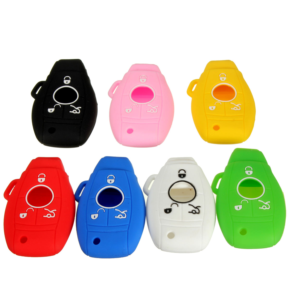 34-Button-Silicone-Remote-Key-Cover-Protective-Case-Fob-For-Benz-963070