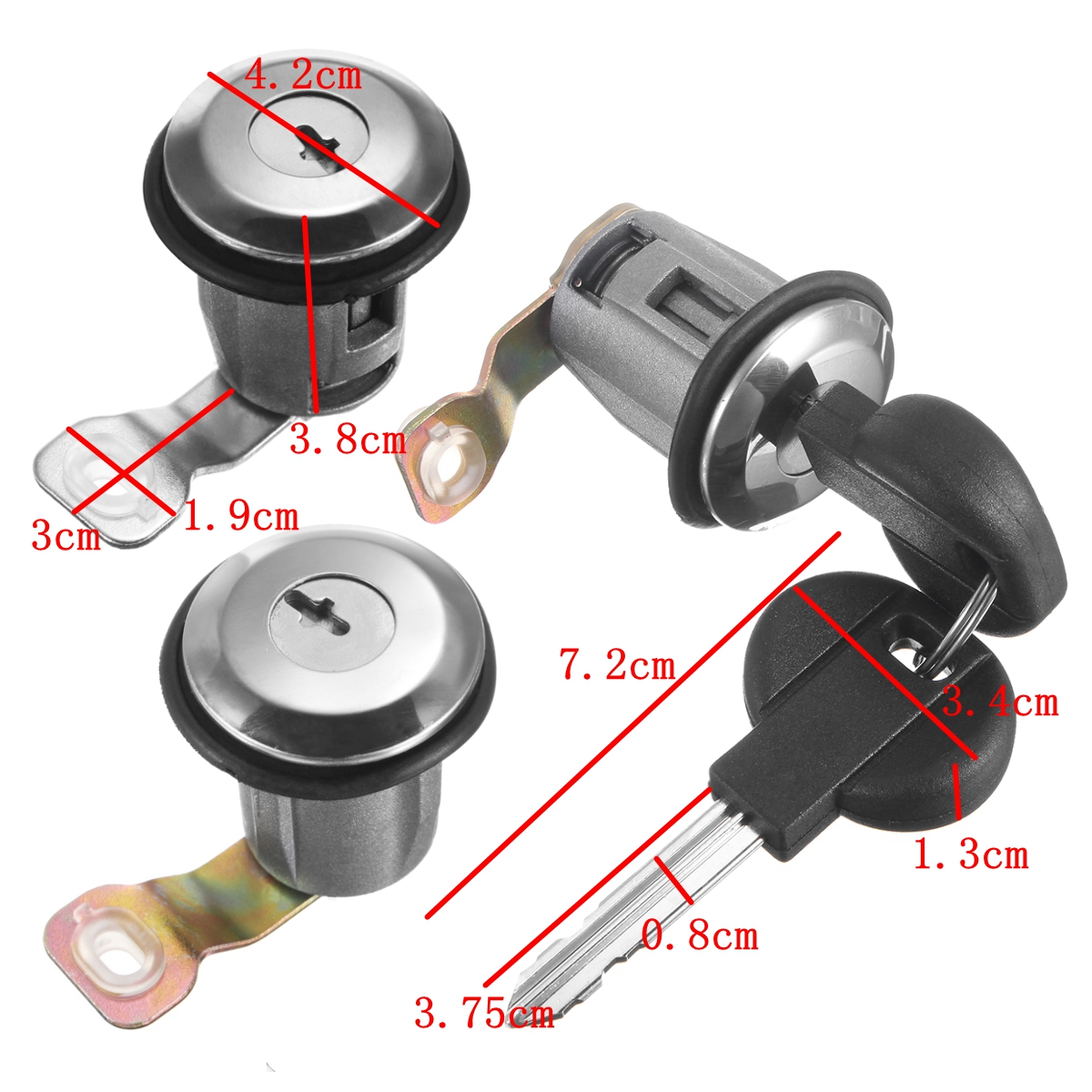 3Pcs-Barrel-Door-Lock-Cylinders-Set-w-2-Keys-For-Peugeot-For-Citroen-Berlingo-Xsara-1261461